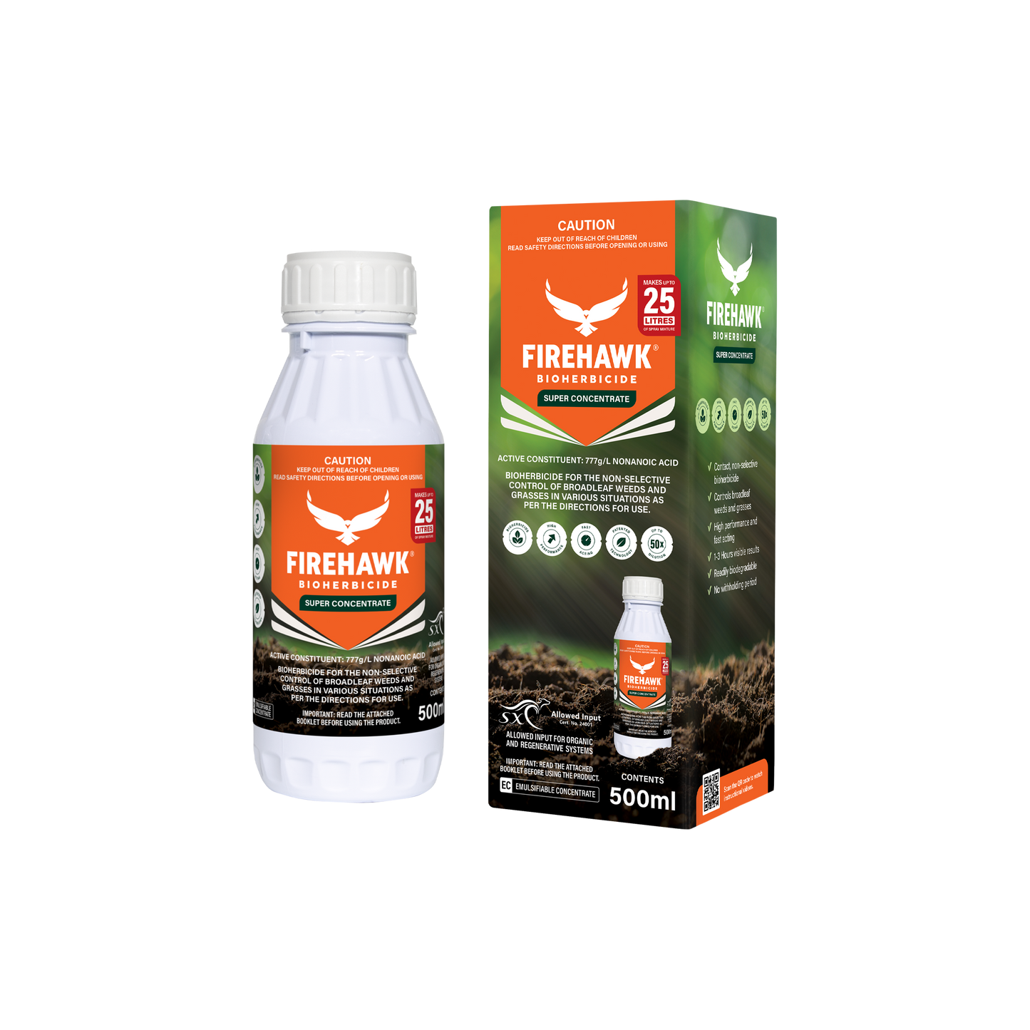 FireHawk® Bioherbicide Super Concentrate — 500 mL