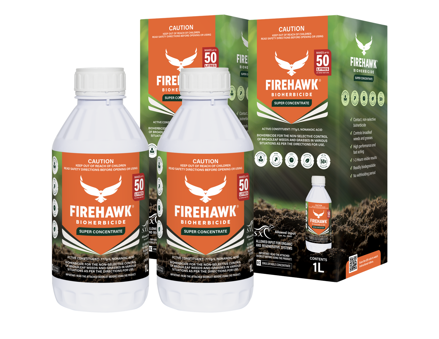 FireHawk® Bioherbicide Super Concentrate — 2 L (1L*2)
