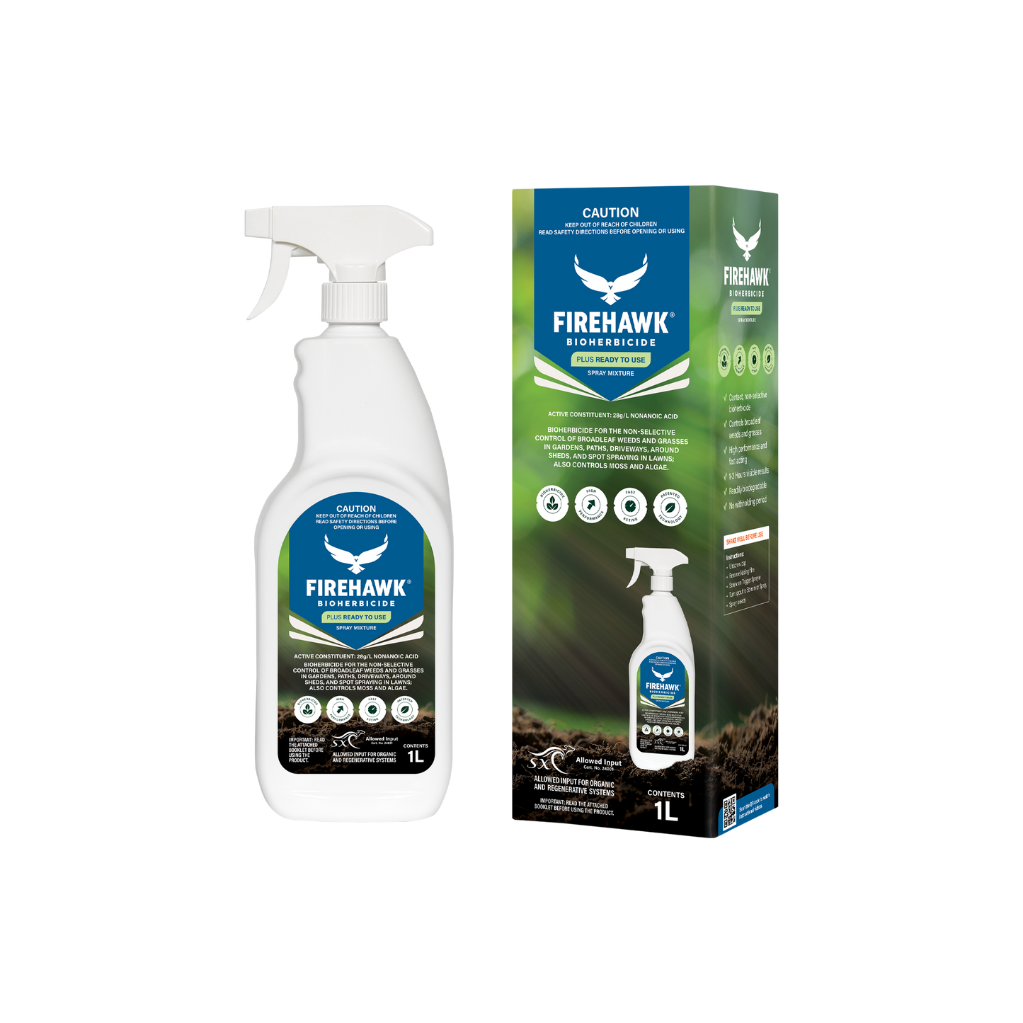 FireHawk BioHerbicide Plus Ready to Use-1L