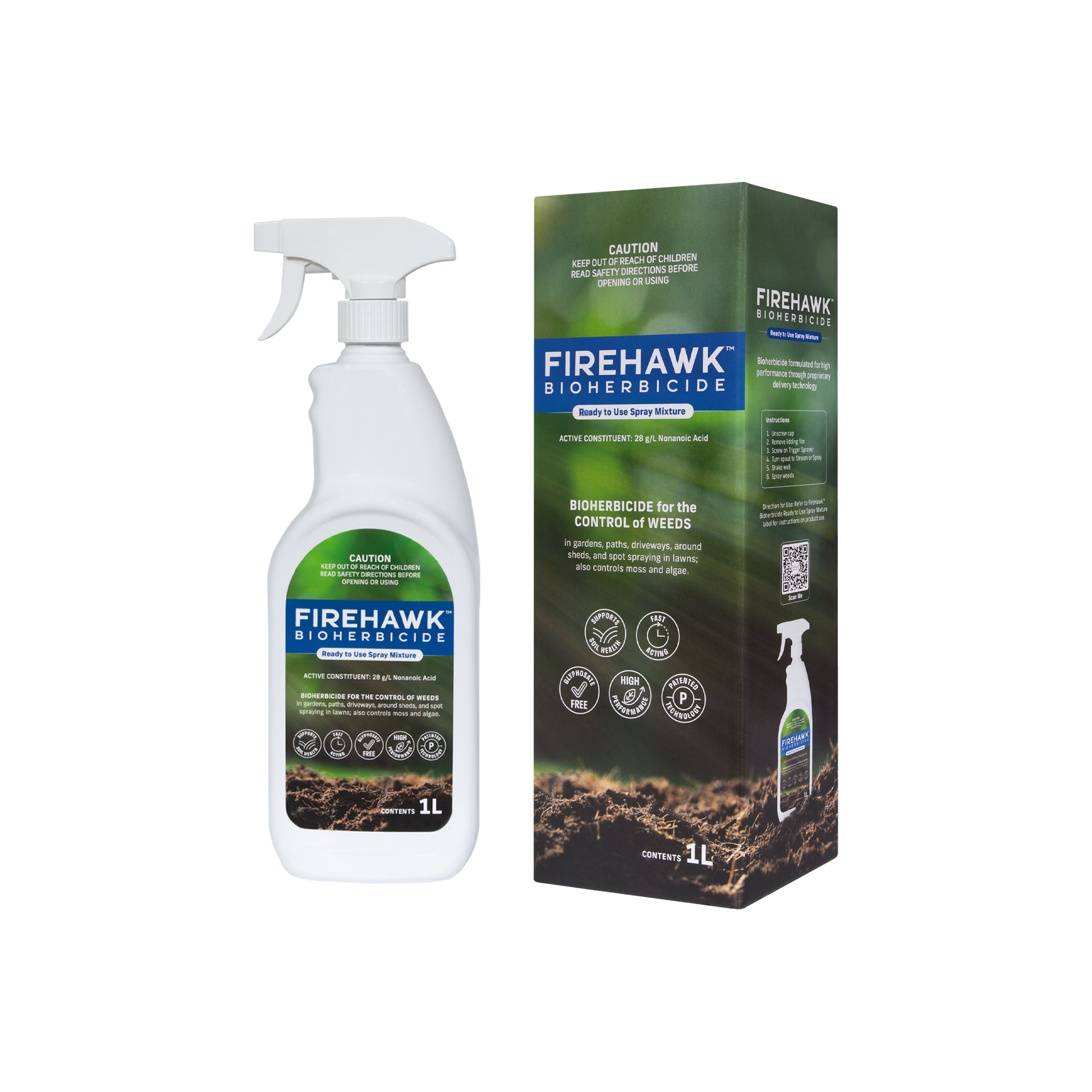 bioweed herbicide FireHawk® Bioherbicide Ready-to-Use Spray Mixture - 1L